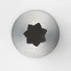 Насадка кондитерская «Открытая звезда» (7 зубцов)[5шт] сталь нерж. D=30/11,H=50мм стальной, изображение 2