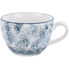 Tea cup “Aida”  porcelain  180 ml  white, blue