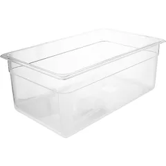 Gastronorm container (1/1)  polycarbonate  26.5 l , H=20, L=53, B=32.5 cm  transparent.