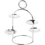 Stand for 4 dishes “Elite”  stainless steel  D=16, H=20cm