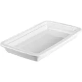 Гастроемкость GN 1/4 фарфор ,H=20,L=265,B=162мм белый