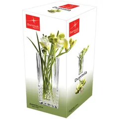 Ваза для цветов «Дуэмила» стекло ,H=23см прозр., изображение 3