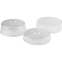 Крышка для блюда полистирол D=30,H=11см прозр., изображение 2