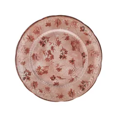Тарелка «В.Виена Флауэрс» фарфор D=31см красный