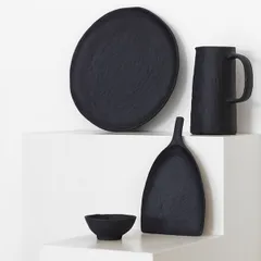 Кувшин «Уайли» керамика 0,8л D=10,H=19см черный,матовый, изображение 2