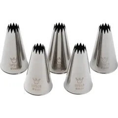 Pastry nozzle “Open star”[5 pcs] stainless steel D=25/9,H=45mm