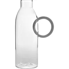 Bottle with ring glass ,H=235,L=120,B=80mm