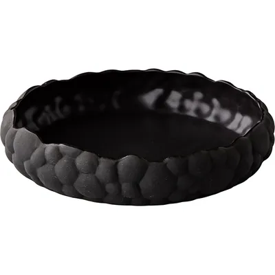 Тарелка «Ро Дизайн Бай Кевала» с бортом керамика D=245,H=55мм черный, Цвет: Черный, Диаметр (мм): 245