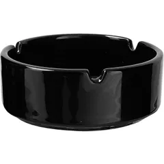 Ashtray “Kunstwerk” porcelain D=100,H=37mm black