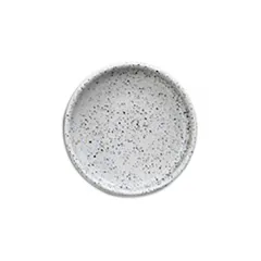 Saucer “Mundo Andalusi”  porcelain  D=9cm  gray