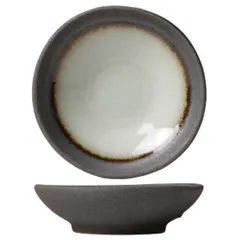 Соусник «Стоун» фарфор D=9,H=3см серый