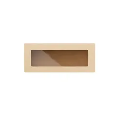 Контейнер бумажный OneBox с крышкой картон 0,5л ,H=4,L=7,B=17см св.корич., изображение 2