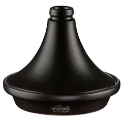 Tagine with lid ceramics 3l D=32,H=25.5cm black