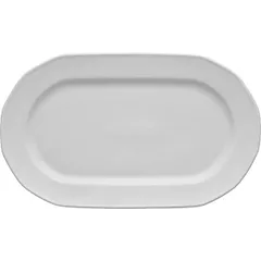 Блюдо «Меркури» овальное фарфор ,L=34см белый