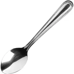 Coffee spoon “Perle”  stainless steel , L=120/40, B=4mm  metal.