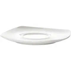 Блюдце «Опшенс» квадратное фарфор ,L=135,B=135мм белый, изображение 2