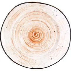 Блюдце «Пастораль» фарфор D=14/6см оранжев.