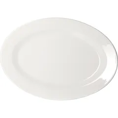 Блюдо «Кунстверк» овальное фарфор ,H=22,L=310,B=217мм белый