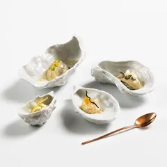 Блюдо для подачи «Медитер» для презентаций фарфор ,H=30,L=80,B=45мм белый,матовый, изображение 2