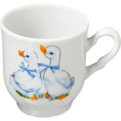 Кружка «Гусята» детская фарфор 220мл D=74,H=80мм белый, изображение 2