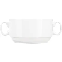 Чашка бульонная фарфор 300мл D=105,H=57мм белый, изображение 2