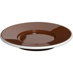 Saucer “Bond”  porcelain  D=11.5 cm  brown.