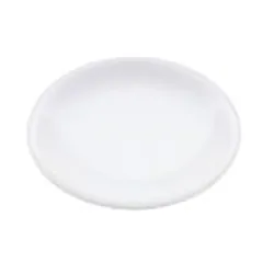 Plate “Satin” porcelain D=27cm white