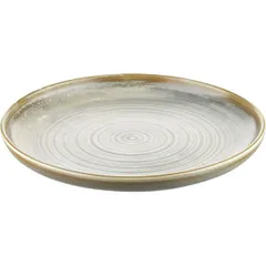 Тарелка «Агава» с бортом фарфор D=26,H=3см зелен., изображение 2