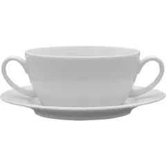 Broth cup “Nadya”  porcelain  300 ml  white