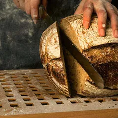 Нож кондитерский сталь нерж.,пластик ,L=31см черный,металлич., изображение 3