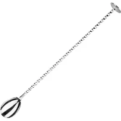 Bar spoon “Probar” with muddler  stainless steel , L=25, B=3cm  silver.