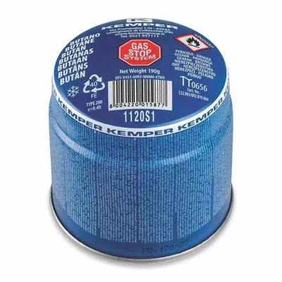 Картридж для горелки для карамели «Стоп газ» сменный для арт.1040A, KE2019CHEF 360мл синий