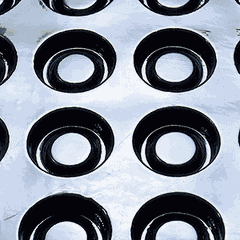 Форма кондитерская «Тарталетка» на листе 24шт. силикон,стеклопласт. D=8,H=2,L=60,B=40см