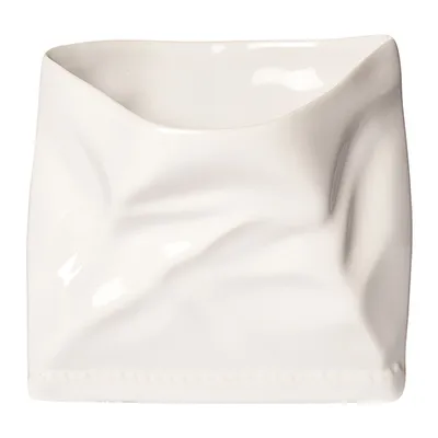 Емкость для закусок для картофеля фри фарфор ,H=7,L=12,B=11см белый