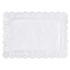 Table pads rectangular [100pcs] paper ,L=45,B=32cm white