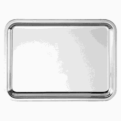 Rectangular tray “Elite” metal ,L=28,B=20cm metal.