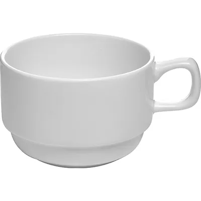 Чашка чайная «Кунстверк» фарфор 200мл D=85,H=50,L=110мм белый, изображение 2