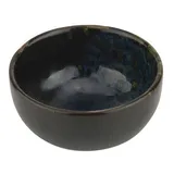 Salad bowl “Phobos” ceramics 1.25l D=180,H=85mm black,blue