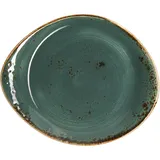 Тарелка «Крафт Блю» мелкая фарфор D=255,H=20,L=255,B=205мм синий