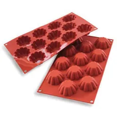 Confectionery mold (12 cells)  silicone  D=58, H=22mm