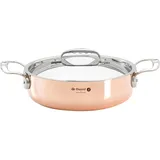 Кастрюля «Прима Матера» с крышкой медь,сталь нерж. 4,9л D=280,H=92мм