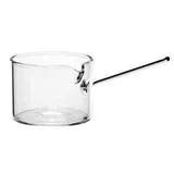 Емкость для закусок «Боро» сотейник стекло 100мл D=60/225,H=45мм прозр.