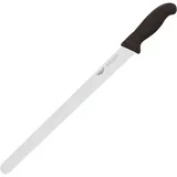 Нож для тонкой нарезки сталь нерж.,пластик ,L=36см черный,металлич.