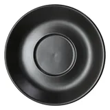 Блюдце «Алберго» универсальное фарфор D=16,H=2см черный