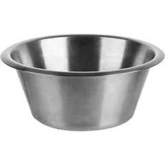 Bowl stainless steel 3.25l D=24,H=12cm metal.