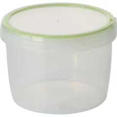 Container for “Vintage” products with lid  polyprop.  0.5 l  D=107, H=80mm  clear.