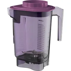 Container assembly for Quiet Van blender with anti-splash lid  1.4 l  violet.
