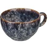 Чашка чайная «Стоун» фарфор 260мл ,H=7см синий,коричнев.