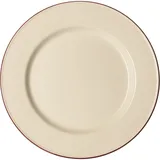 Тарелка «Кларет» сервировочная фарфор D=300,H=25мм бежев.,бордо