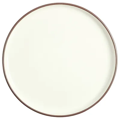 Тарелка «Блисс» с бортом фарфор D=270,H=22мм белый